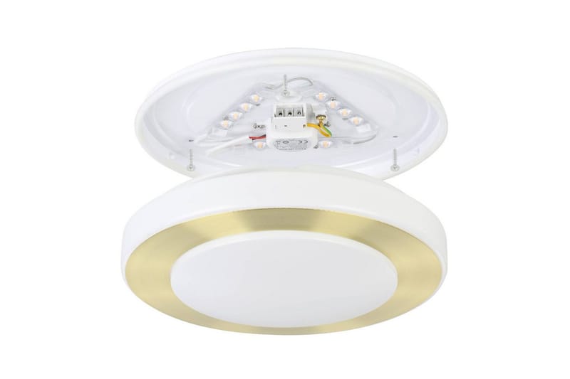 Taklampa Eglo Led Carpi - Vit/Mässing - Belysning & el - Badrumsbelysning - Badrumslampa tak