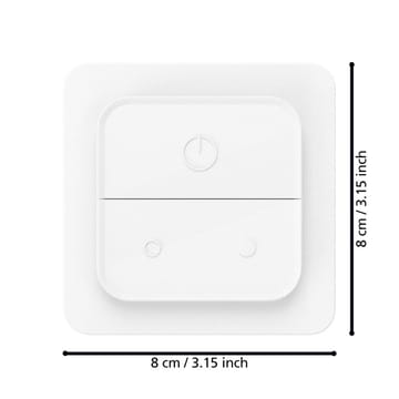 Väggströmställare Connect - 8 cm - Belysning & el - Belysningstillbehör - Lampupphängning & lampsladd