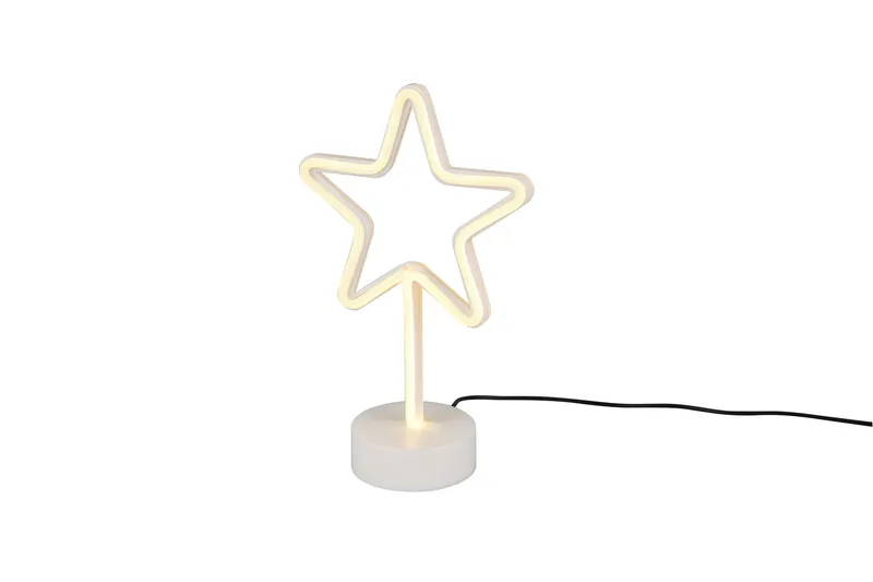 Star LED Bordslampa vit, Vit