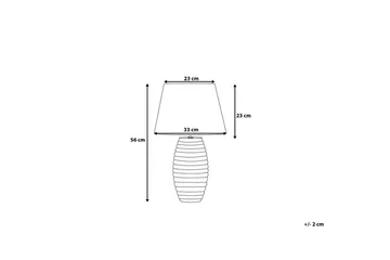Ebro Bordslampa 33 cm - Guld - Belysning & el - Inomhusbelysning & lampor - Bordslampor
