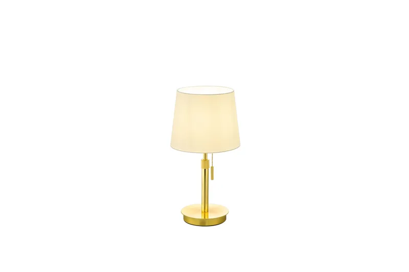 Lyon Bordslampa E27 mattmässing, Matt mässing