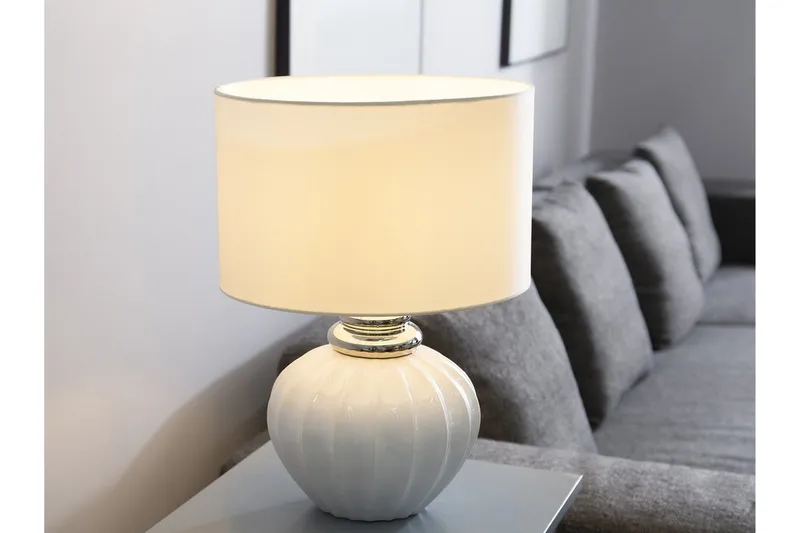 Neris Bordslampa 33 cm, Silver