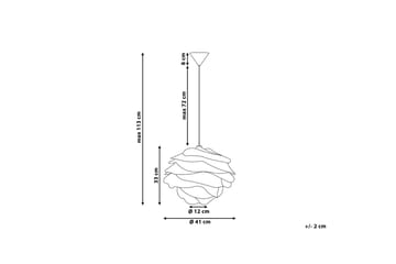 Nile Taklampa 41 cm - Vit - Belysning & el - Inomhusbelysning & lampor - Fönsterlampa - Fönsterlampa hängande
