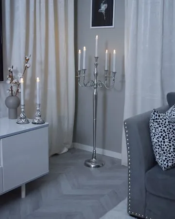 Flamme Rustic LED Antikljus 2-pack 25 cm - vit - Belysning & el - Inomhusbelysning & lampor - Dekorationsbelysning