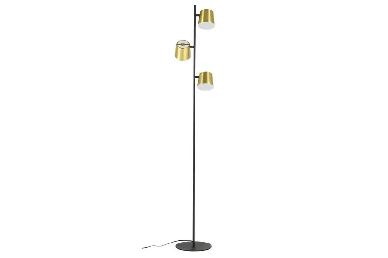Golvlampa Eglo Altamira Svart/Mässing