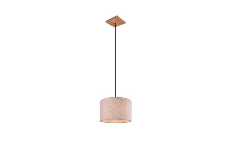 Elmau Taklampa 1L E27 trä/ beige, Trä/Beige