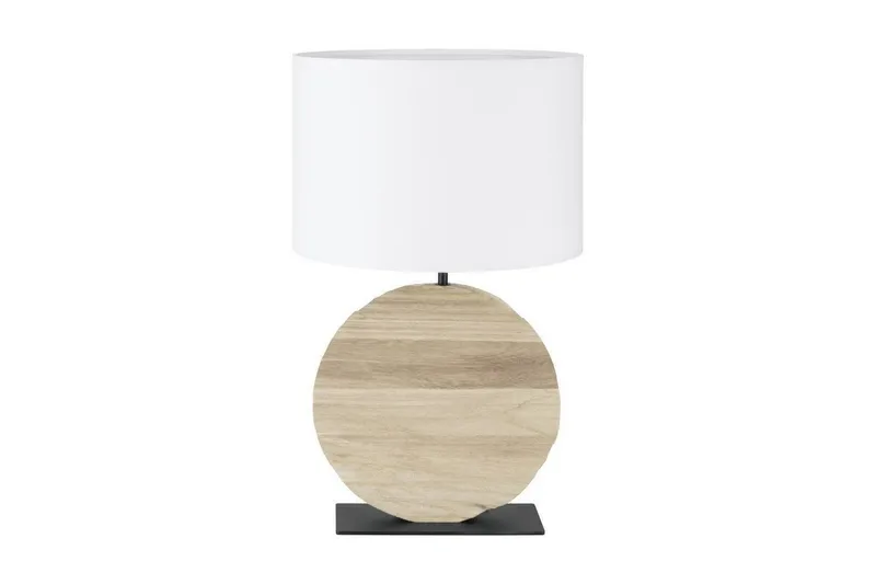 Bordslampa Eglo Contessore Rund Vit/Trä