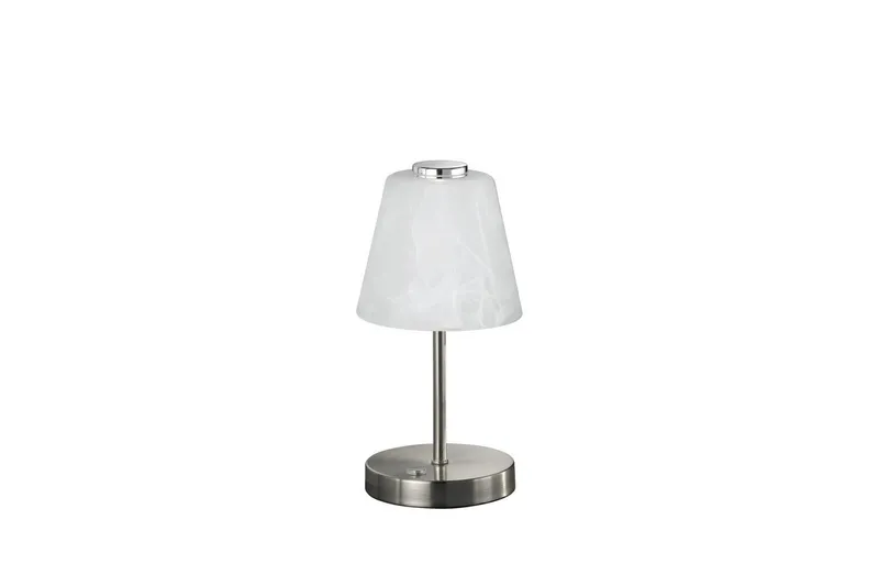 Bordslampa Emmy, Borstat Stål