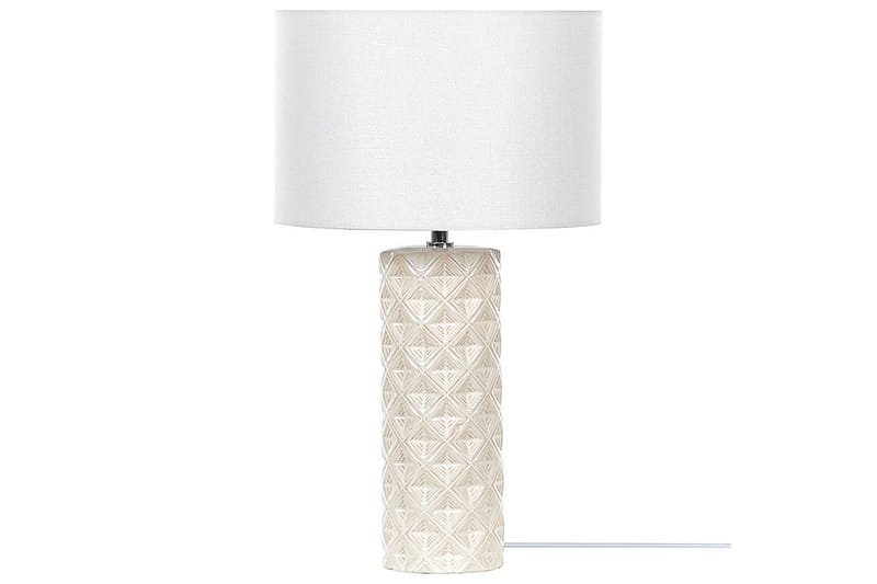 Dragonera Bordslampa 49 cm E27 - Beige/Vit - Belysning & el - Inomhusbelysning & lampor - Sänglampor & nattduksbordslampa - Sänglampa bord