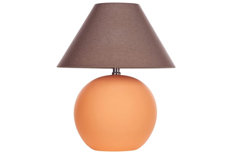 Kinalada Bordslampa 41 cm E27, Orange/Brun