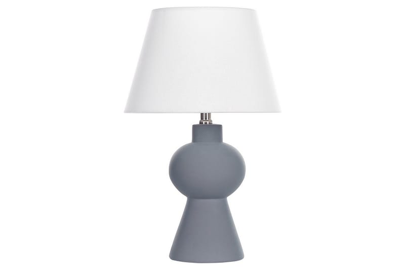 Lemiros Bordslampa 48 cm E27, Grå/Vit