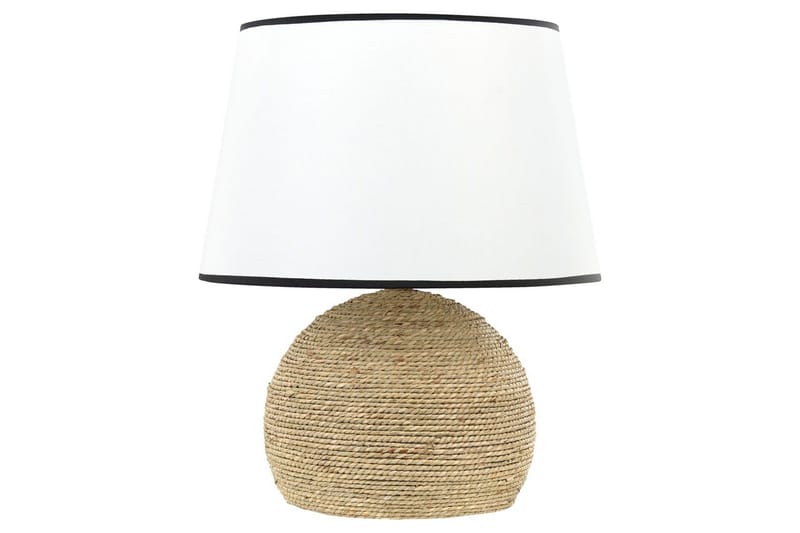 Zannone Bordslampa 46 cm E27, Ljus trä/Vit