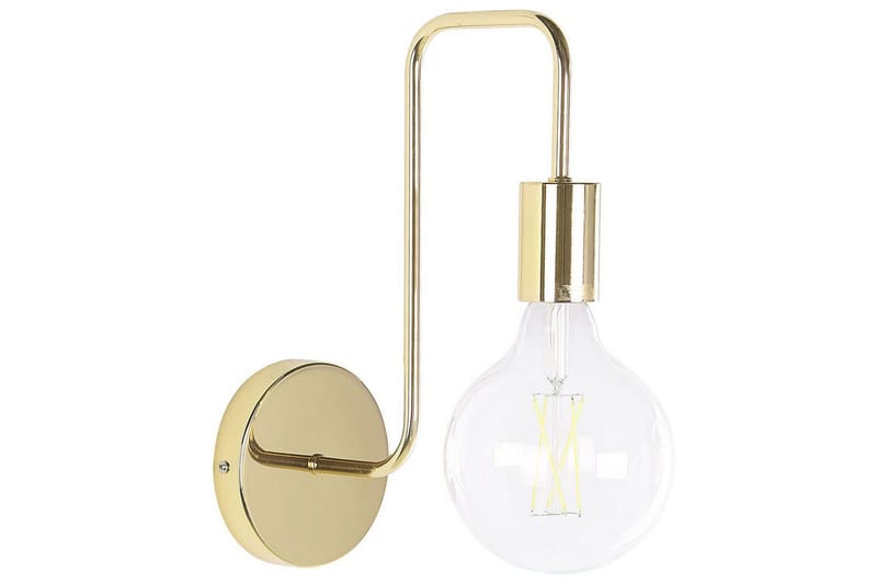 Savenay Vägglampa E27, Guld