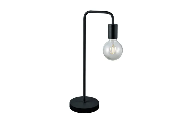 Diallo Bordslampa E27 mattsvart, Matt svart
