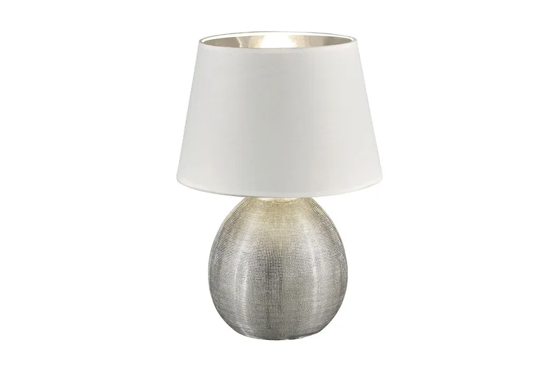 Luxor Bordslampa 35cm E27 silver, Silver