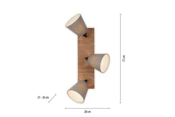 Michel Just Light Taklampa - Wood - Belysning & el - Inomhusbelysning & lampor - Sovrumslampa - Taklampa sovrum
