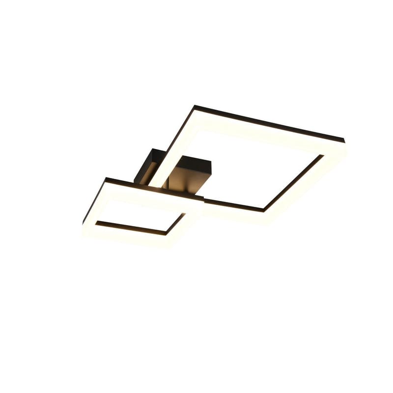 Taklampa TRIO Camino, 2 lampor, Mattsvart