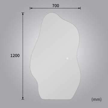 Stor spegel 120x70 cm | LED-belysning med dimmer | Bianca - Belysning & el - Inomhusbelysning & lampor - Möbelbelysning & integrerad belysning