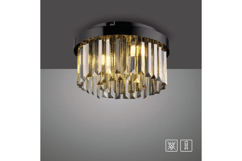 Kulunka Just Light Krona - Black - Belysning & el - Inomhusbelysning & lampor - Taklampa & takbelysning - Kristallkrona & takkrona