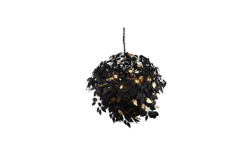 Ljuskrona TRIO Leavy 70 cm - 70 cm - Belysning & el - Inomhusbelysning & lampor - Taklampa & takbelysning - Kristallkrona & takkrona