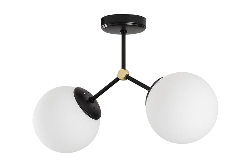 Opviq Damar Taklampa, Svart/Vit