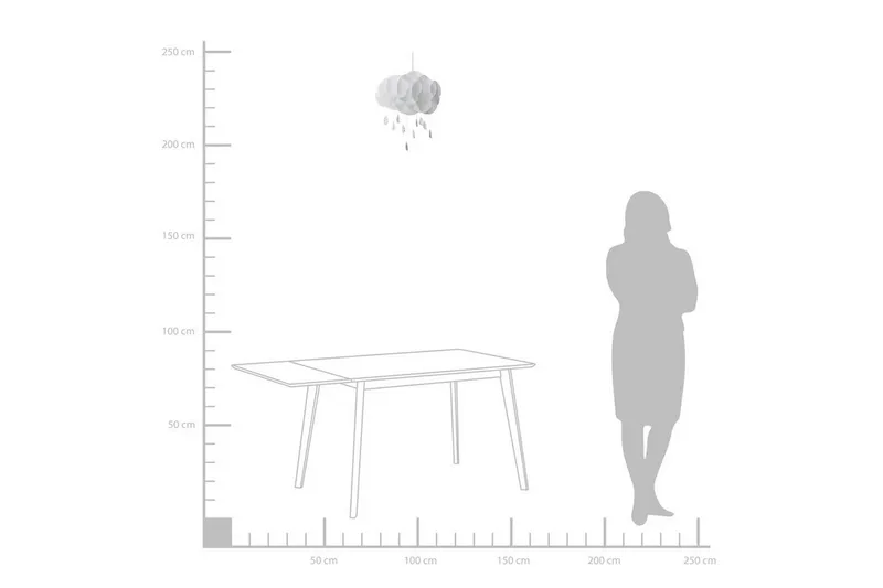 Ailenne Taklampa 35 cm - Vit - Belysning & el - Inomhusbelysning & lampor - Taklampa & takbelysning - Pendellampor & hänglampor