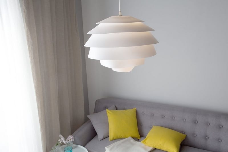 Congo Taklampa 40 cm, Vit