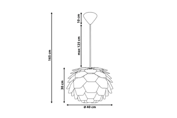 Segre Taklampa 40 cm - Guld - Belysning & el - Inomhusbelysning & lampor - Taklampa & takbelysning - Pendellampor & hänglampor