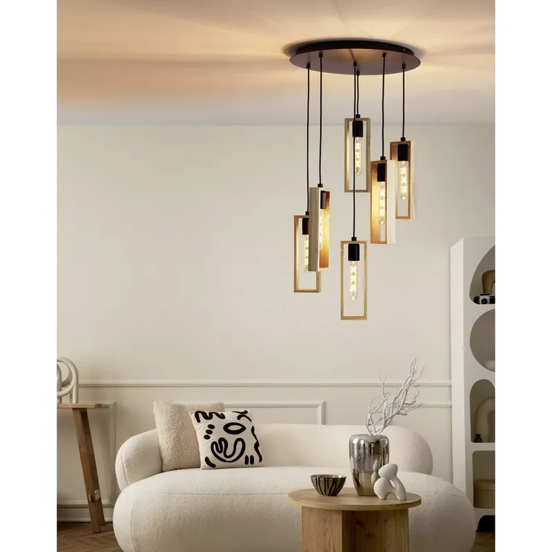 Taklampa Littleton med 6 lampor, 50 cm