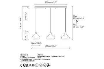 Taklampa Sorna Svart - Svart - Belysning & el - Inomhusbelysning & lampor - Taklampa & takbelysning - Pendellampor & hänglampor
