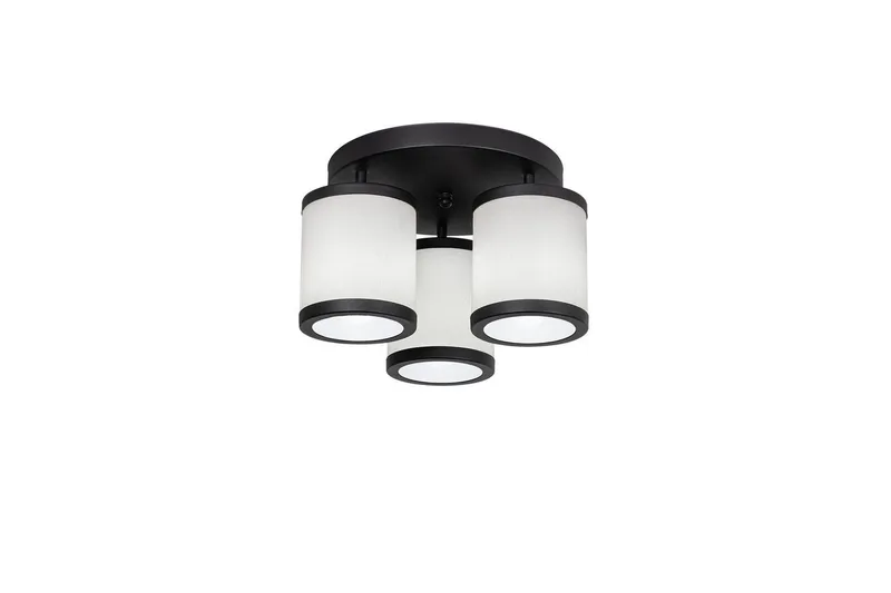 Taklampa Talrayo Svart / Vit, Svart / Vit