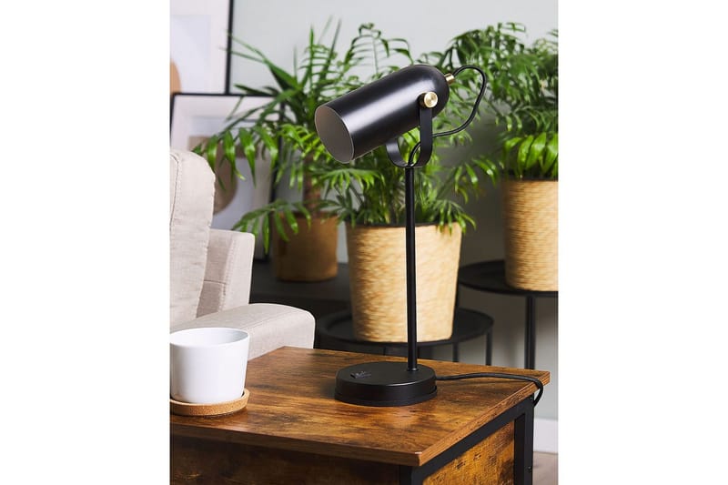 Thika Bordslampa 48 cm E27 - Svart - Belysning & el - Inomhusbelysning & lampor - Bordslampor