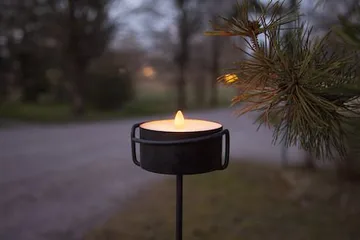 Torch Candle LED Ljus 10.5 cm - svart - Belysning & el - Inomhusbelysning & lampor - Dekorationsbelysning