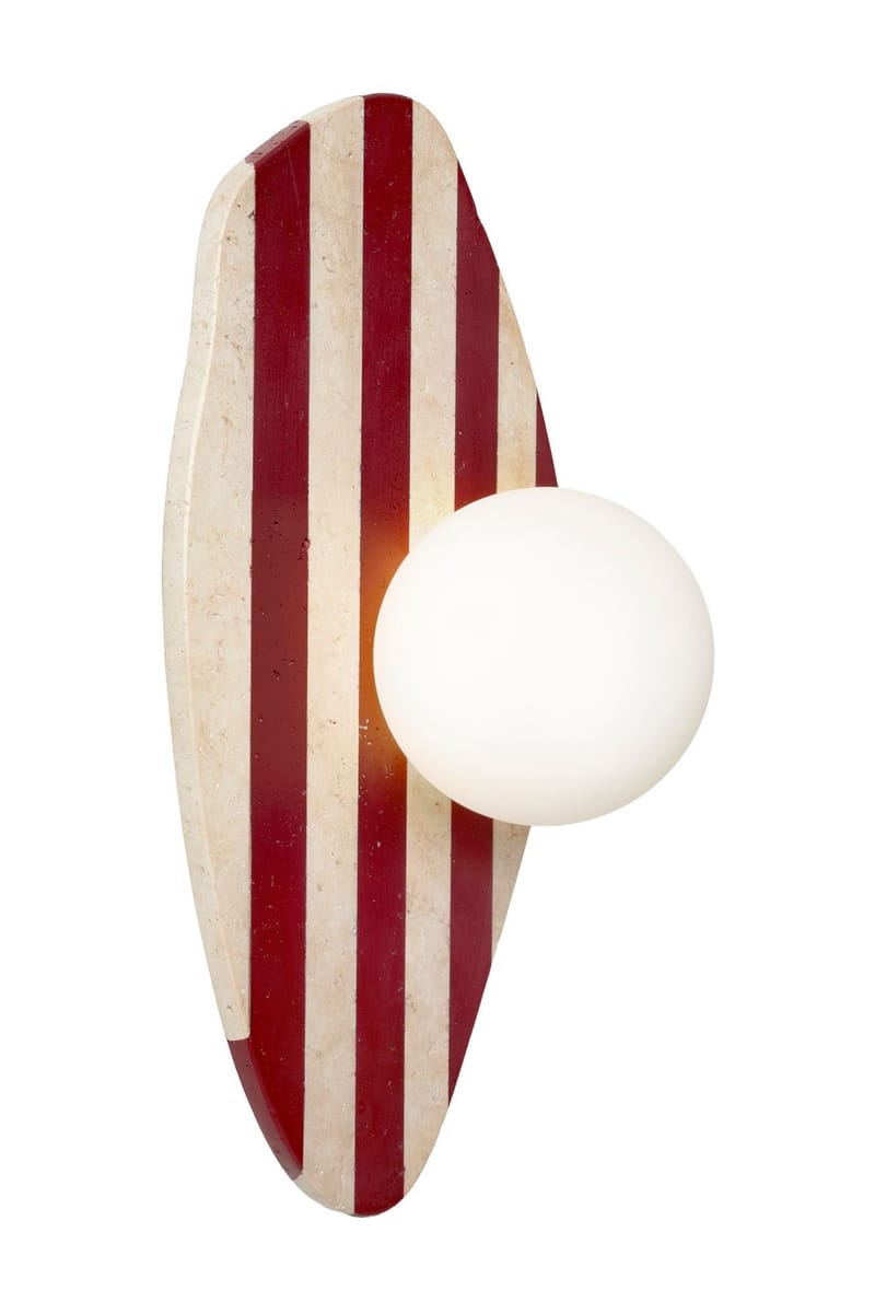 Kaynta Vägglampa 10 cm - Beige, Vit, Röd - Belysning & el - Inomhusbelysning & lampor - Vägglampa