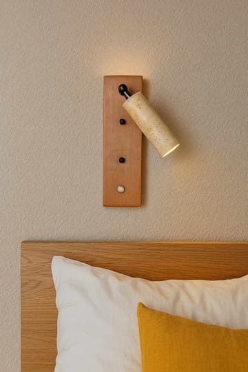 Orvyn Vägglampa 13 cm - Beige Ek - Belysning & el - Inomhusbelysning & lampor - Vägglampa