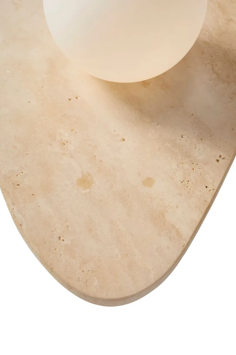 Thyrosel Vägglampa 10 cm - Beige Och Vit - Belysning & el - Inomhusbelysning & lampor - Vägglampa