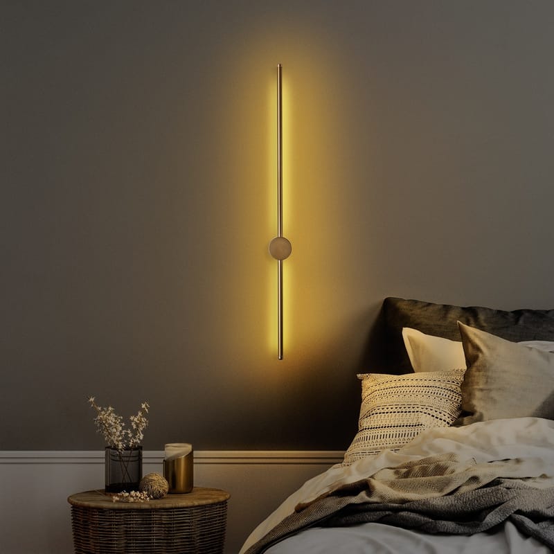 Vägglampa Glavo 91 cm - Guld - Belysning & el - Inomhusbelysning & lampor - Vägglampa