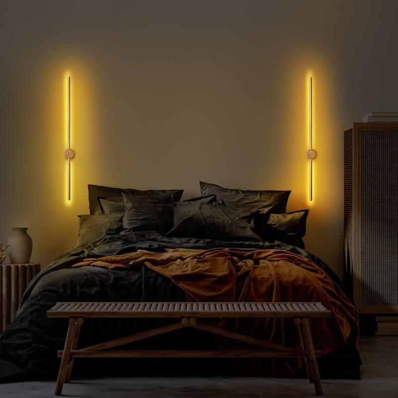 Vägglampa Glavo 91 cm - Guld - Belysning & el - Inomhusbelysning & lampor - Vägglampa
