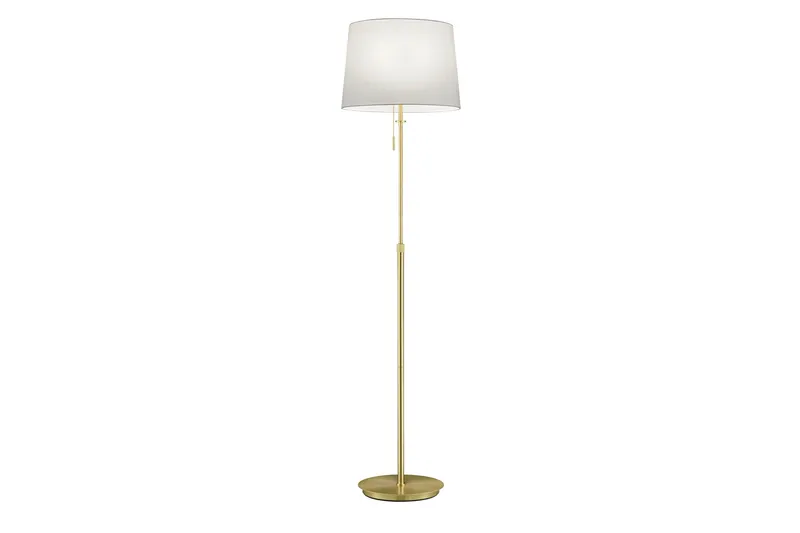 Lyon Golvlampa 3L E27 mattmässing - Matt mässing - Belysning & el - Inomhusbelysning & lampor - Vardagsrumslampa