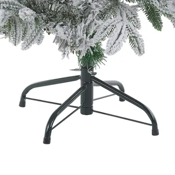 Bassie Liten Snöig Plastgran 120 cm - Vit|Grön - Inredning - Julpynt & helgdekoration - Julpynt & juldekoration - Plastgran