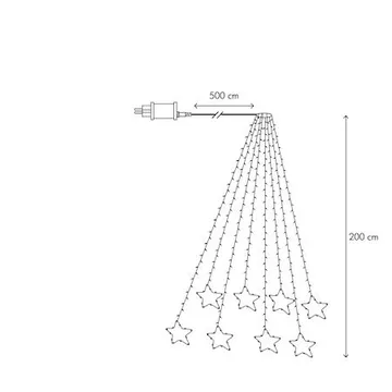 Dew Drop Tree Light Julgransslinga 200 cm - transparent - Belysning & el - Julbelysning - Julgransbelysning