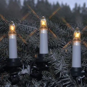 Erik Julgransbelysning 11 cm - vit och grön - Belysning & el - Julbelysning - Julgransbelysning