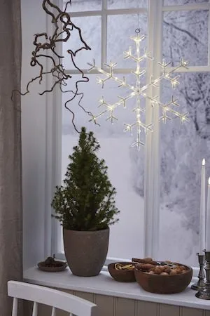 Icy Snöflinga 40 cm - transparent - Belysning & el - Julbelysning - Övrig julbelysning