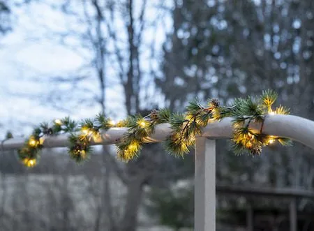 Larix Girland 140 cm - grön - Belysning & el - Julbelysning - Julbelysning utomhus