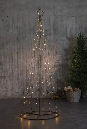 Light Tree Utomhusdekoration julgran med belysning 210 cm - svart - Belysning & el - Julbelysning - Julbelysning utomhus