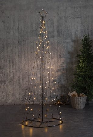 Light Tree Utomhusdekoration julgran med belysning 210 cm - svart - Belysning & el - Julbelysning - Julbelysning utomhus