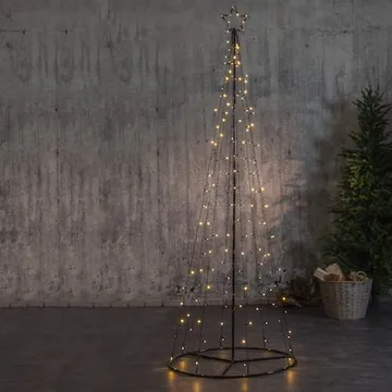 Light Tree Utomhusdekoration julgran med belysning 210 cm - svart - Belysning & el - Julbelysning - Julbelysning utomhus