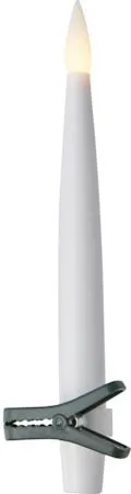Paulina LED Antikljus 11,5 cm - vit och grön - Belysning & el - Julbelysning - Julgransbelysning