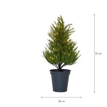 Thuja Dekorationsträd 55 cm - grön - Belysning & el - Julbelysning - Julbelysning utomhus