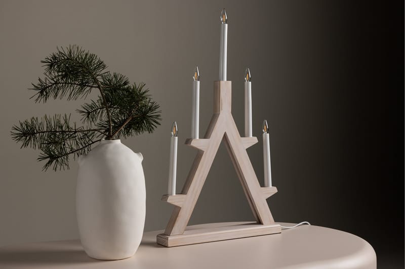 Val Thoren Adventsljusstake 60 cm - Vit - Belysning & el - Julbelysning - Jullampor